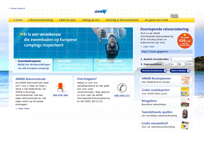 Anwb Doorlopende reisverzekeringen